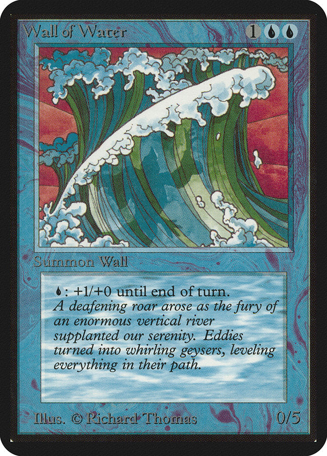 Wall of Water (90) [Alpha Edition] | Odin's Place