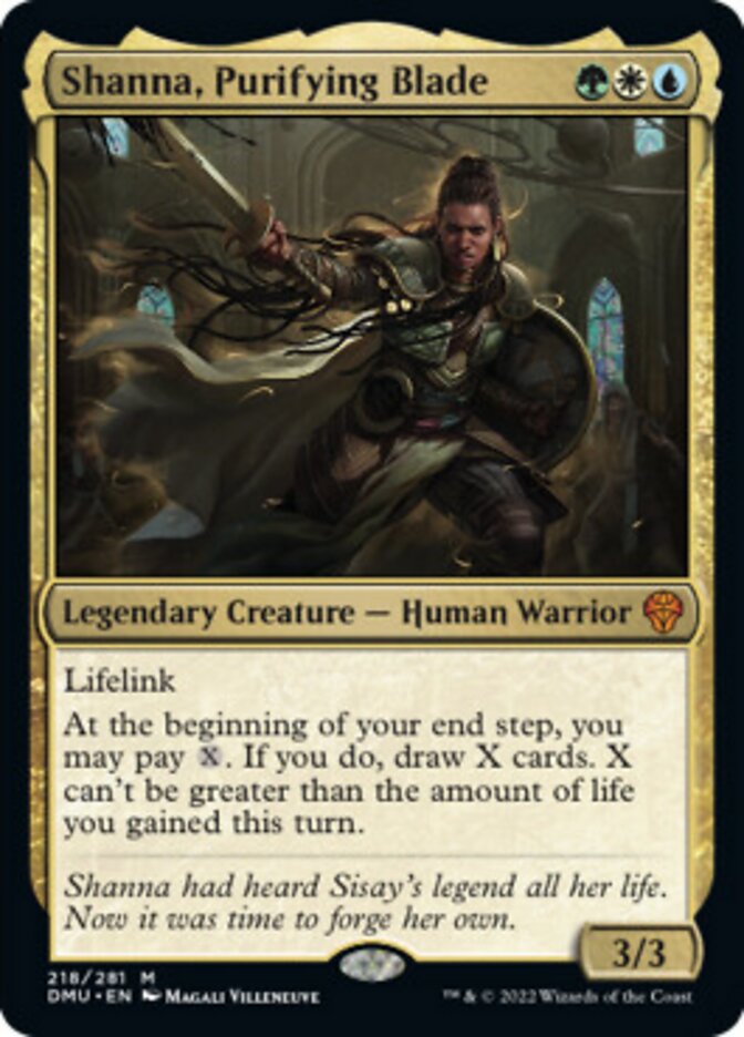 Shanna, Purifying Blade [Dominaria United] | Odin's Place