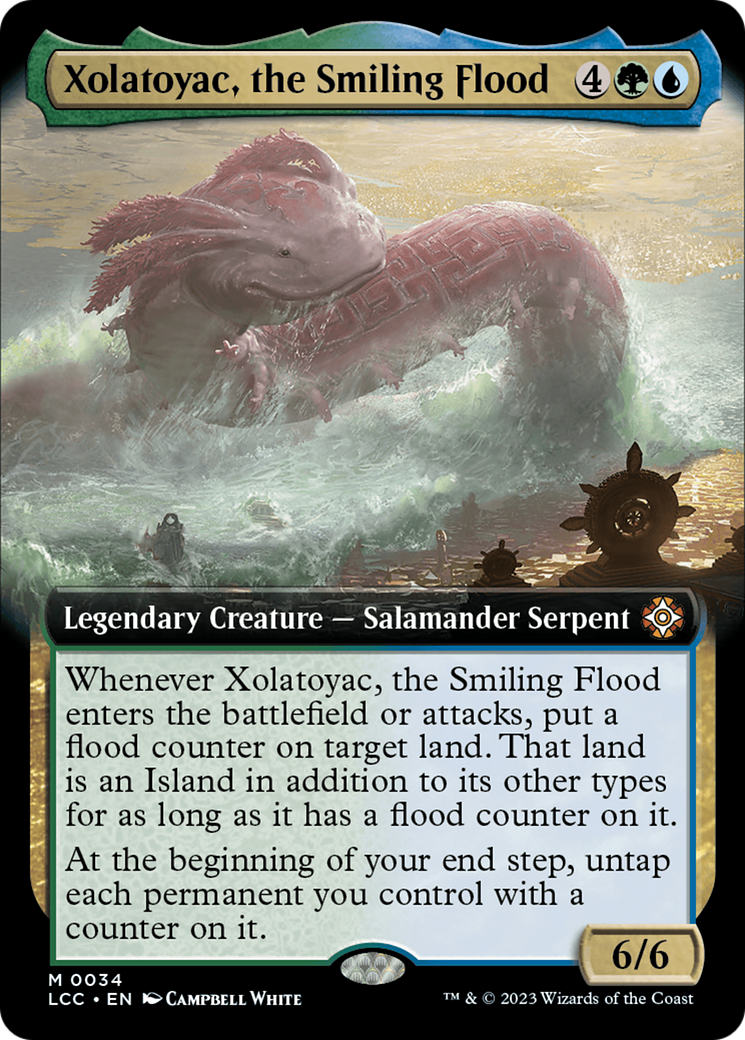 Xolatoyac, the Smiling Flood (Extended Art) [The Lost Caverns of Ixalan Commander] | Odin's Place