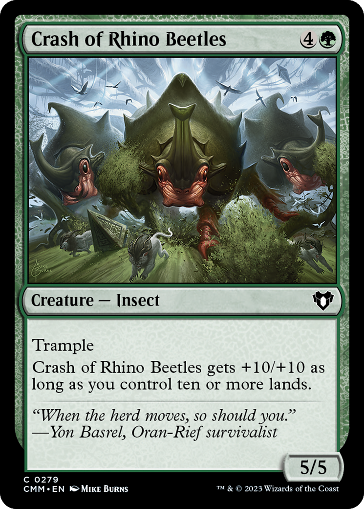 Crash of Rhino Beetles [Commander Masters] | Odin's Place