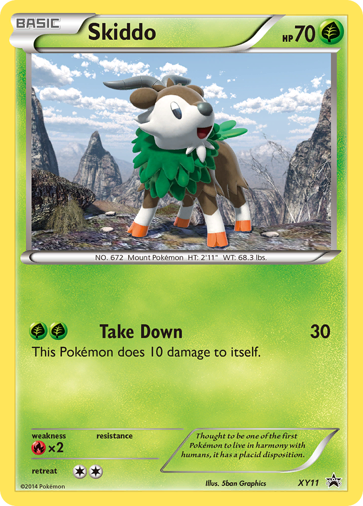 Skiddo (XY11) [XY: Black Star Promos] | Odin's Place