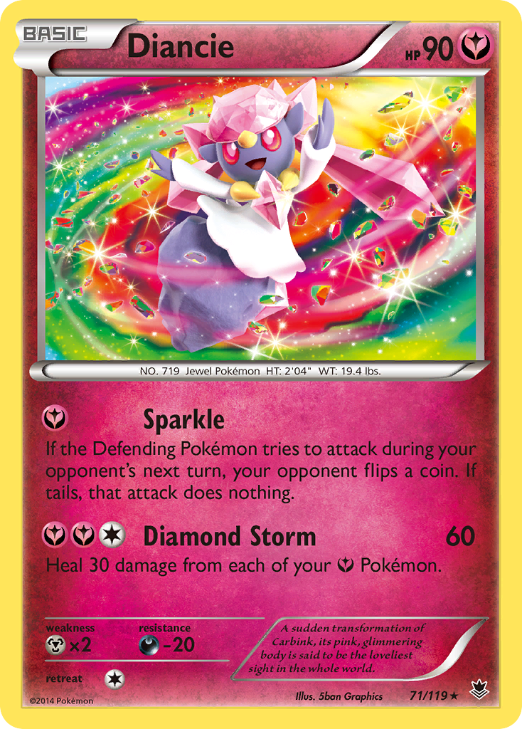 Diancie (71/119) [XY: Phantom Forces] | Odin's Place