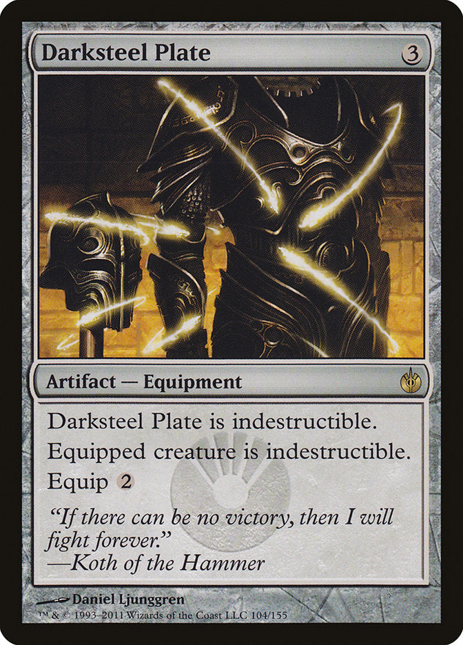 Darksteel Plate (104) [Mirrodin Besieged] | Odin's Place