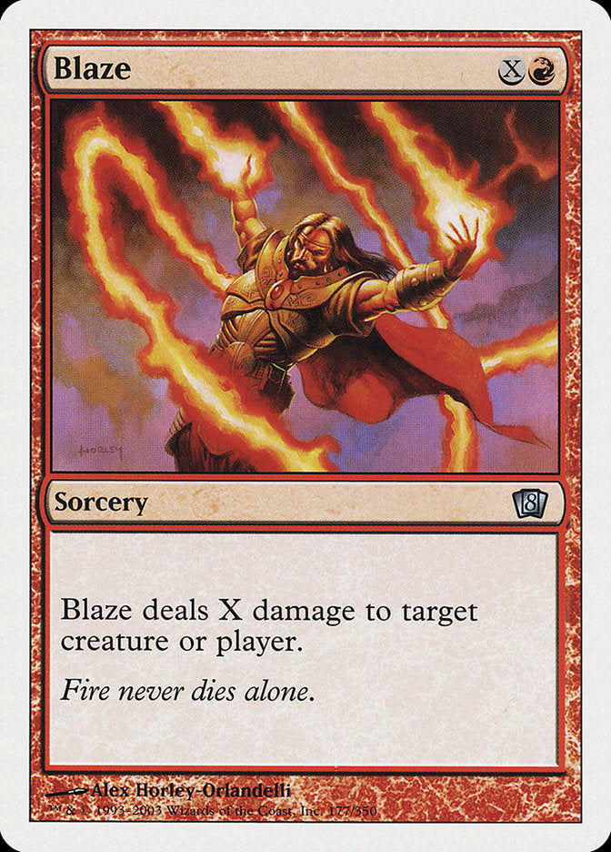 Blaze (177) [Eighth Edition] | Odin's Place