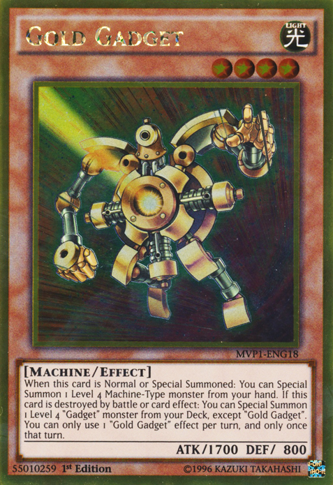 Gold Gadget [MVP1-ENG18] Gold Rare | Odin's Place