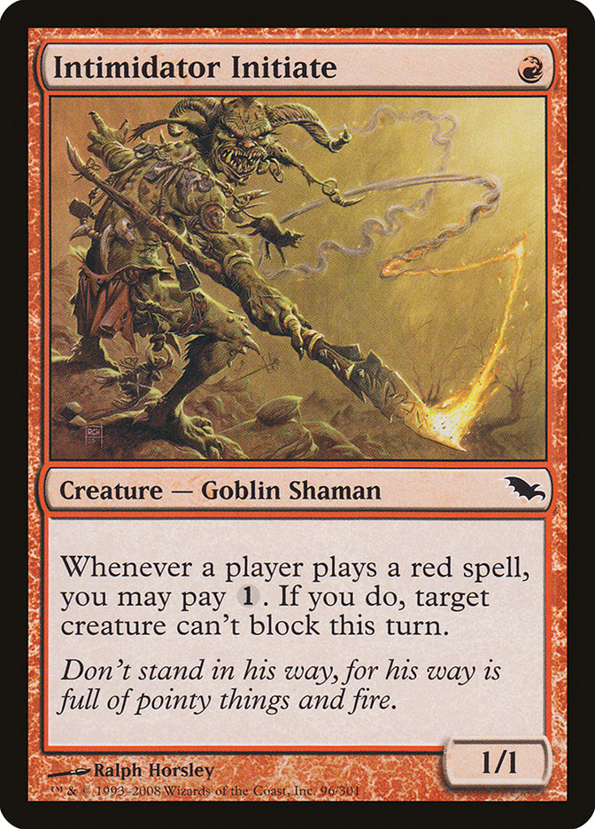 Intimidator Initiate (96) [Shadowmoor] | Odin's Place