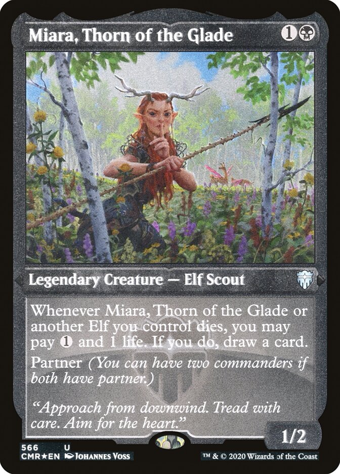 Miara, Thorn of the Glade (Etched) [Commander Legends] | Odin's Place