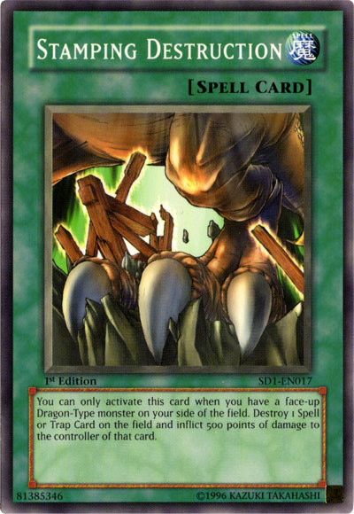 Stamping Destruction [SD1-EN017] Common | Odin's Place