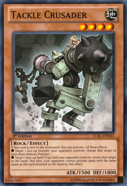 Tackle Crusader [LVAL-EN043] Common | Odin's Place