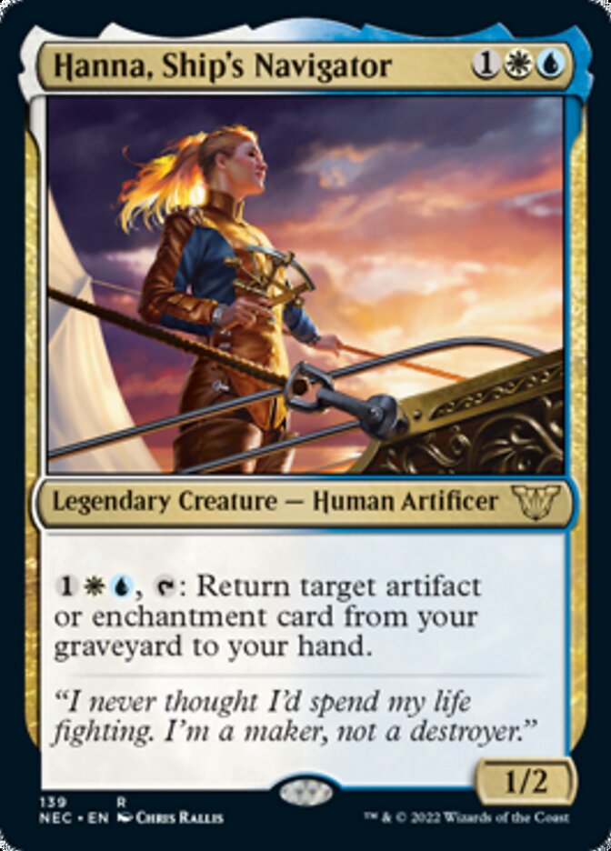 Hanna, Ship's Navigator [Kamigawa: Neon Dynasty Commander] | Odin's Place