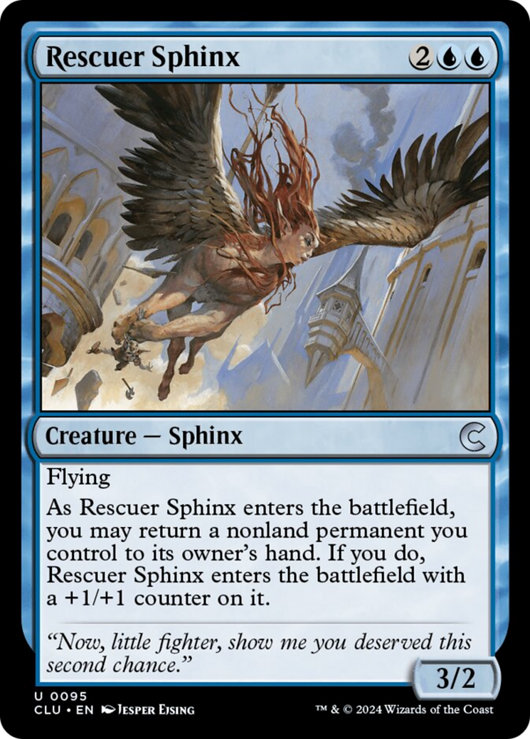 Rescuer Sphinx [Ravnica: Clue Edition] | Odin's Place