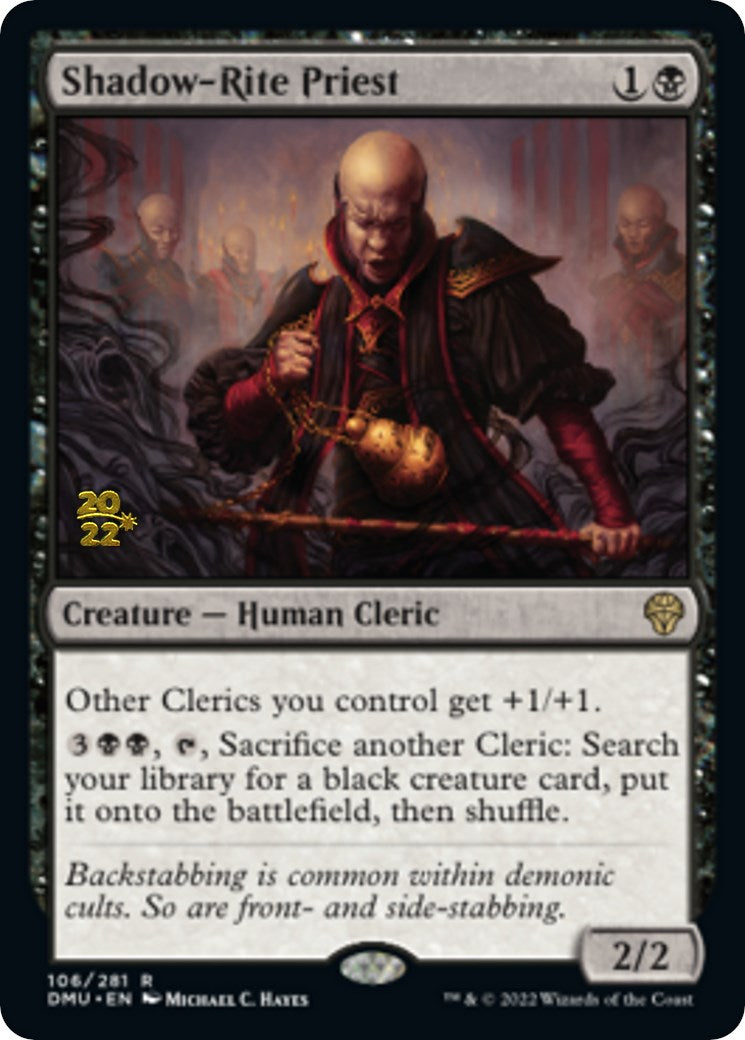 Shadow-Rite Priest [Dominaria United Prerelease Promos] | Odin's Place