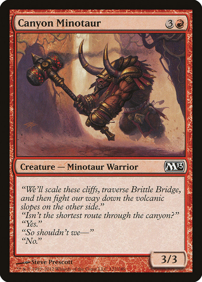 Canyon Minotaur (122) [Magic 2013] | Odin's Place