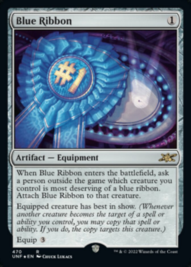 Blue Ribbon (Galaxy Foil) [Unfinity] | Odin's Place
