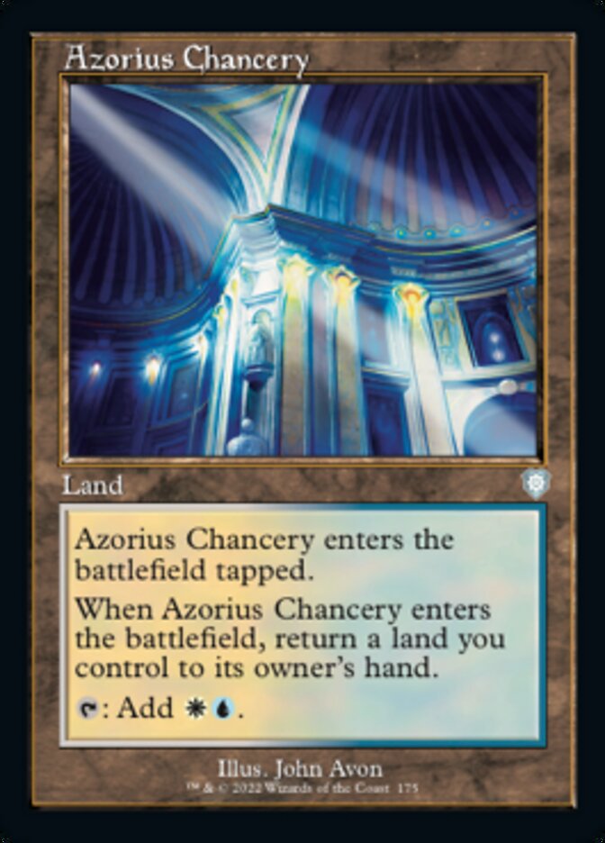 Azorius Chancery (Retro) [The Brothers' War Commander] | Odin's Place