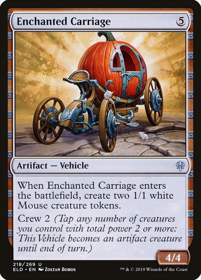 Enchanted Carriage [Throne of Eldraine] | Odin's Place