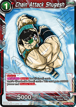 Chain Attack Shugesh (Uncommon) (BT13-008) [Supreme Rivalry] | Odin's Place