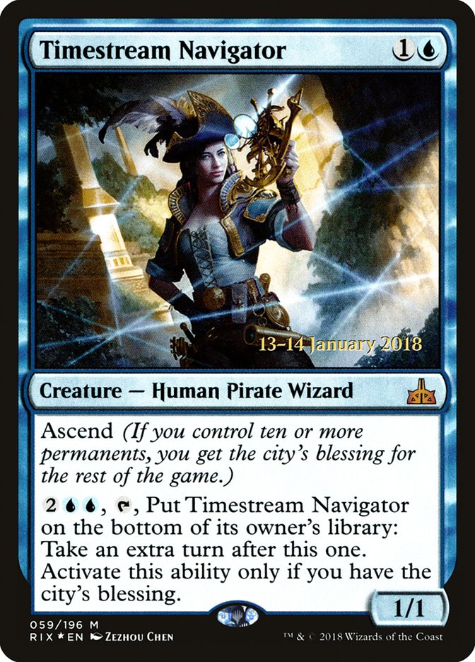 Timestream Navigator (59) [Rivals of Ixalan Prerelease Promos] | Odin's Place