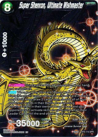 Super Shenron, Ultimate Wishmaster (SPR) (BT6-115) [Destroyer Kings] | Odin's Place