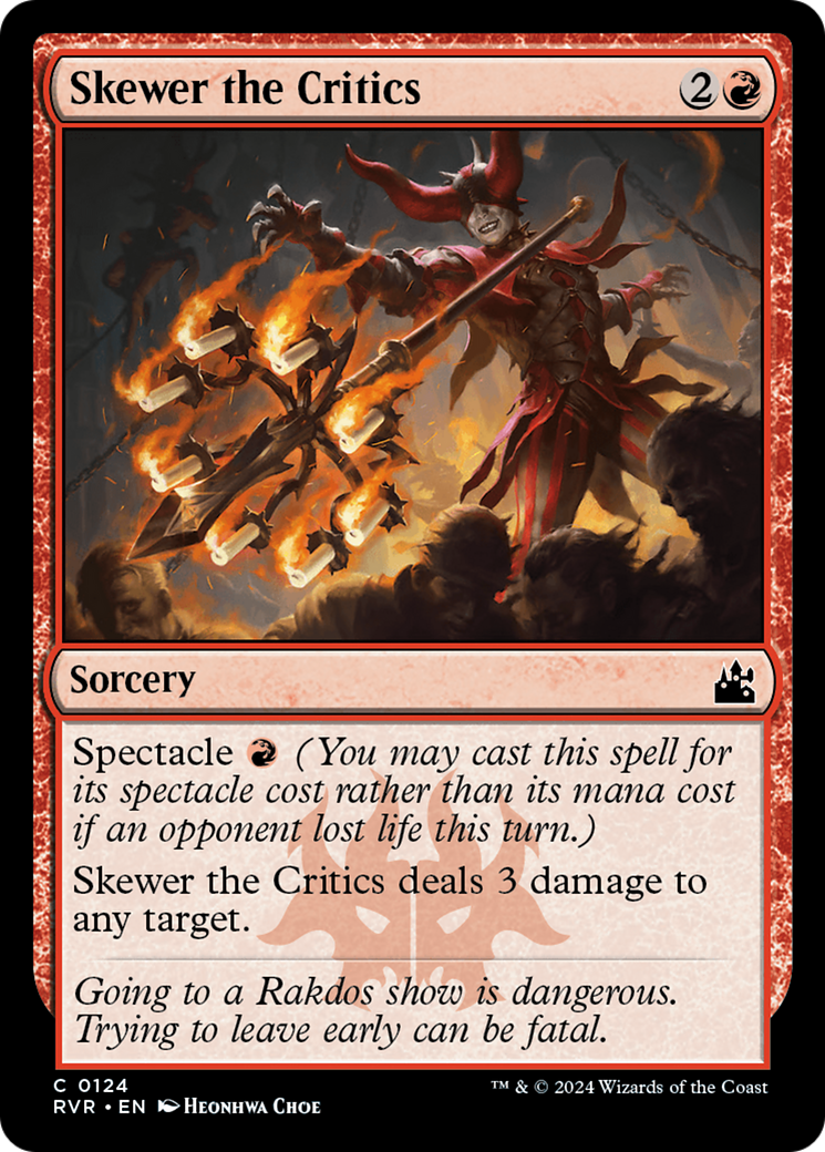 Skewer the Critics [Ravnica Remastered] | Odin's Place