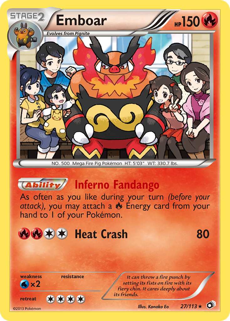 Emboar (27/113) (Theme Deck Exclusive) [Black & White: Legendary Treasures] | Odin's Place