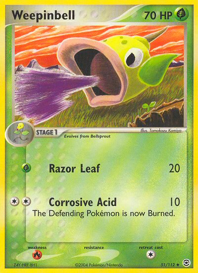 Weepinbell (51/112) [EX: FireRed & LeafGreen] | Odin's Place