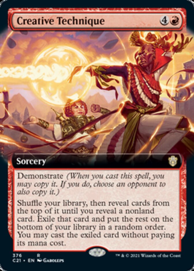 Creative Technique (Extended Art) [Commander 2021] | Odin's Place