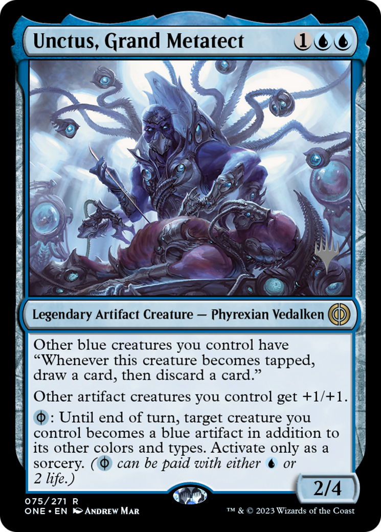 Unctus, Grand Metatect (Promo Pack) [Phyrexia: All Will Be One Promos] | Odin's Place