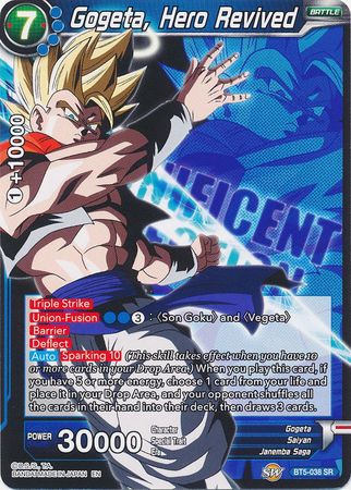 Gogeta, Hero Revived (BT5-038) [Magnificent Collection Fusion Hero] | Odin's Place