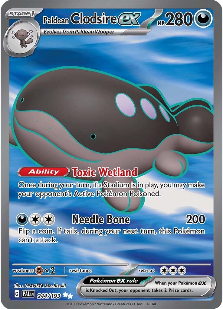 Paldean Clodsire ex (244/193) [Scarlet & Violet: Paldea Evolved] | Odin's Place