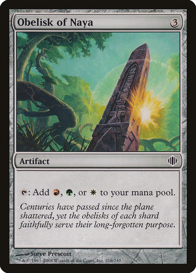Obelisk of Naya (216) [Shards of Alara] | Odin's Place