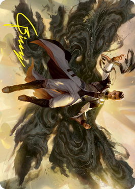 Arrogant Poet Art Card (Gold-Stamped Signature) [Strixhaven: School of Mages Art Series] | Odin's Place