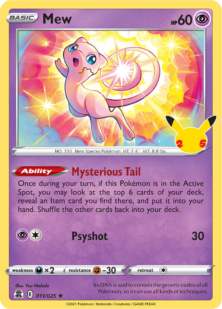 Mew (011/025) [Celebrations: 25th Anniversary] | Odin's Place