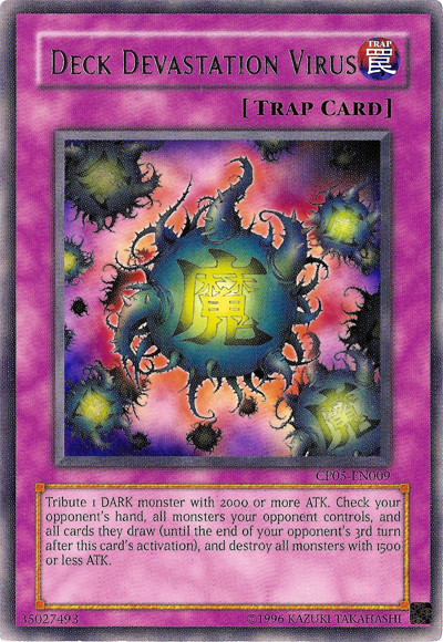 Deck Devastation Virus [CP05-EN009] Rare | Odin's Place