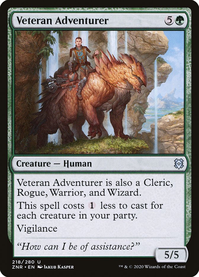 Veteran Adventurer [Zendikar Rising] | Odin's Place