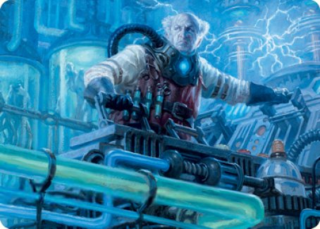 Ludevic, Necrogenius Art Card [Innistrad: Midnight Hunt Art Series] | Odin's Place