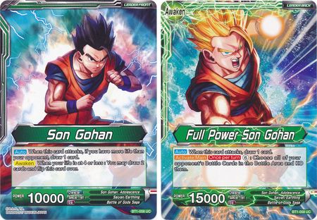 Son Gohan // Full Power Son Gohan (BT1-058) [Galactic Battle] | Odin's Place