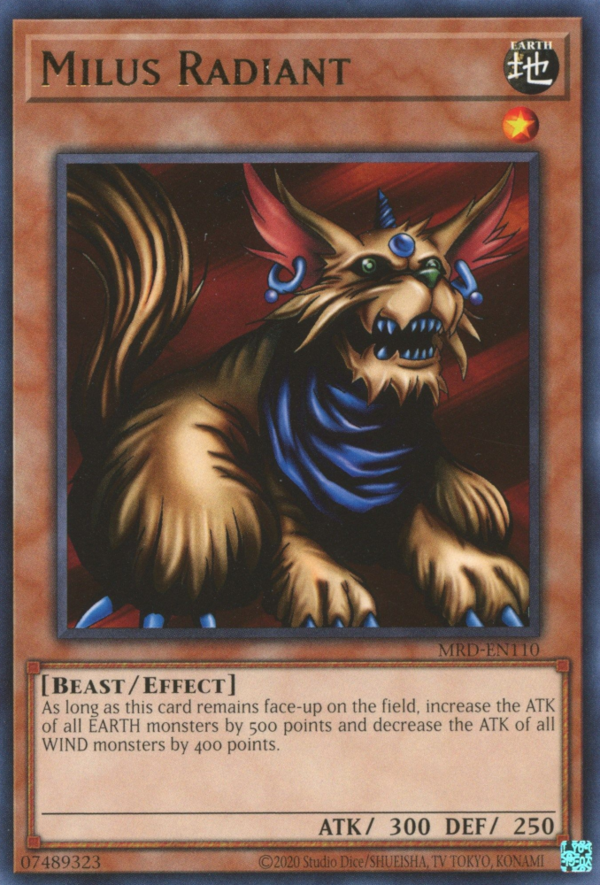 Milus Radiant [MRD-EN110] Rare | Odin's Place