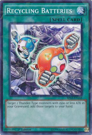 Recycling Batteries [BP03-EN158] Shatterfoil Rare | Odin's Place