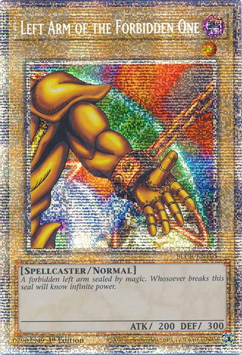 Left Arm of the Forbidden One [BLCR-EN105] Starlight Rare | Odin's Place