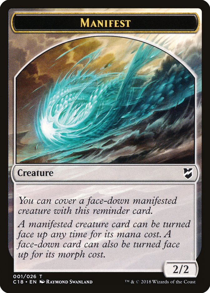 Manifest [Commander 2018 Tokens] | Odin's Place
