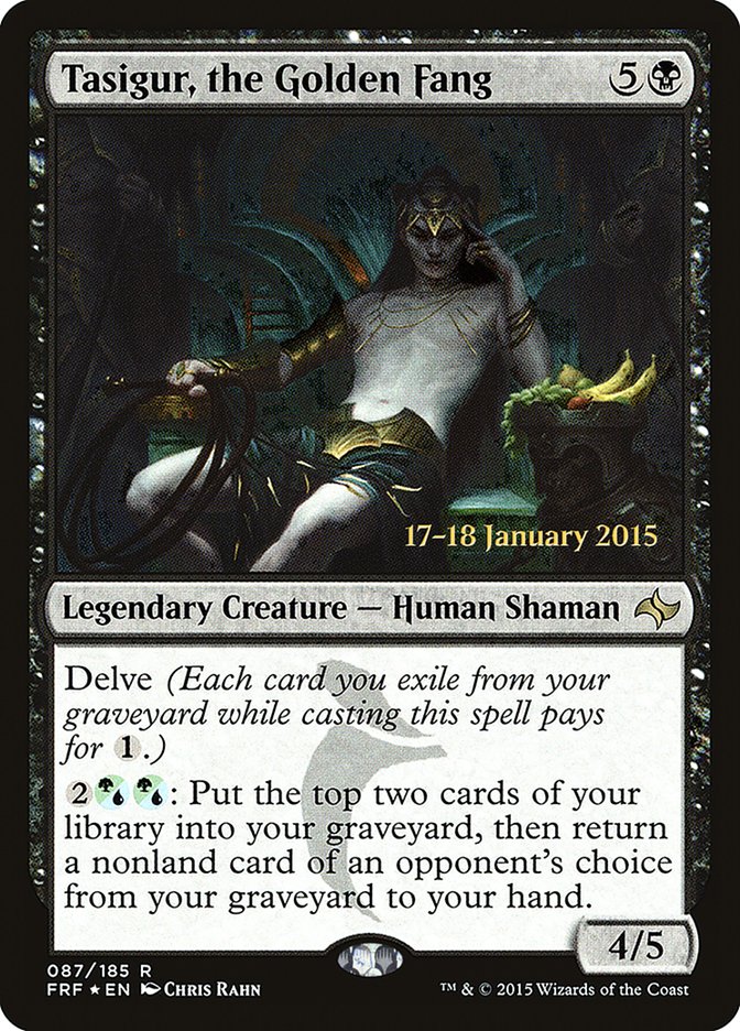Tasigur, the Golden Fang (87) [Fate Reforged Prerelease Promos] | Odin's Place