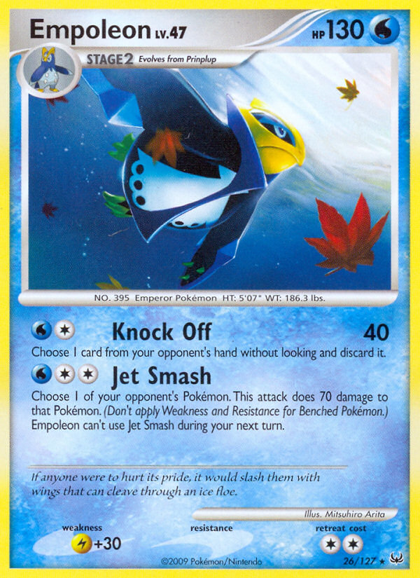 Empoleon (26/127) [Platinum: Base Set] | Odin's Place