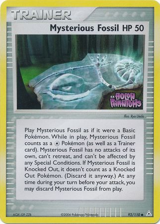 Mysterious Fossil (92/110) (Stamped) [EX: Holon Phantoms] | Odin's Place