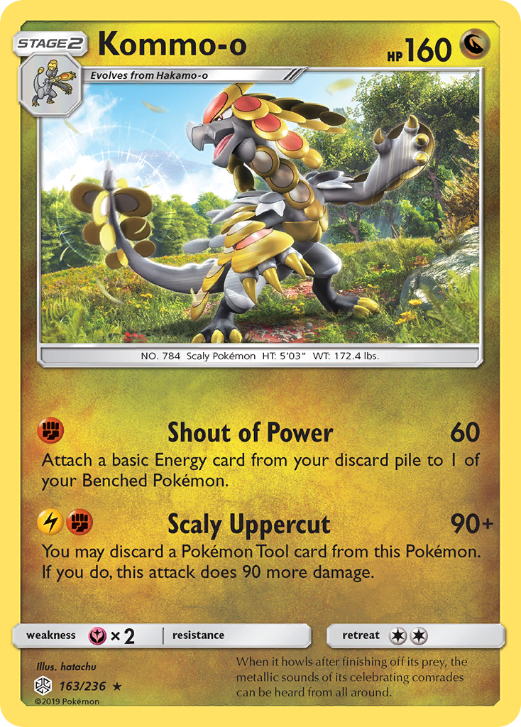 Kommo-o (163/236) [Sun & Moon: Cosmic Eclipse] | Odin's Place
