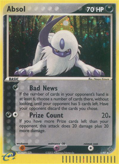 Absol (1/97) [EX: Dragon] | Odin's Place