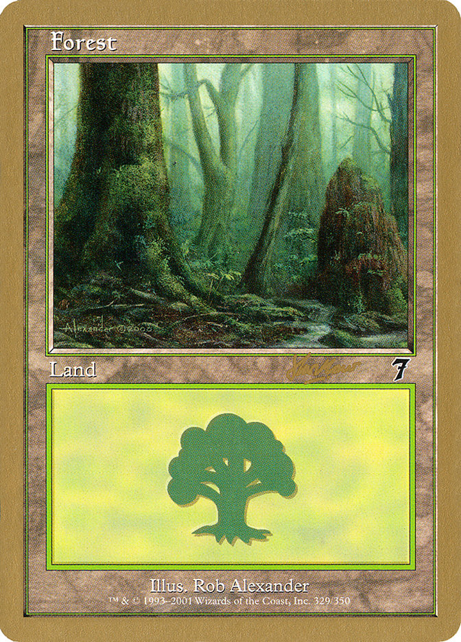 Forest (329) (Sim Han How) [World Championship Decks 2002] | Odin's Place