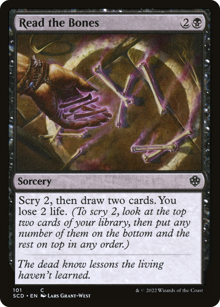 Read the Bones [Starter Commander Decks] | Odin's Place