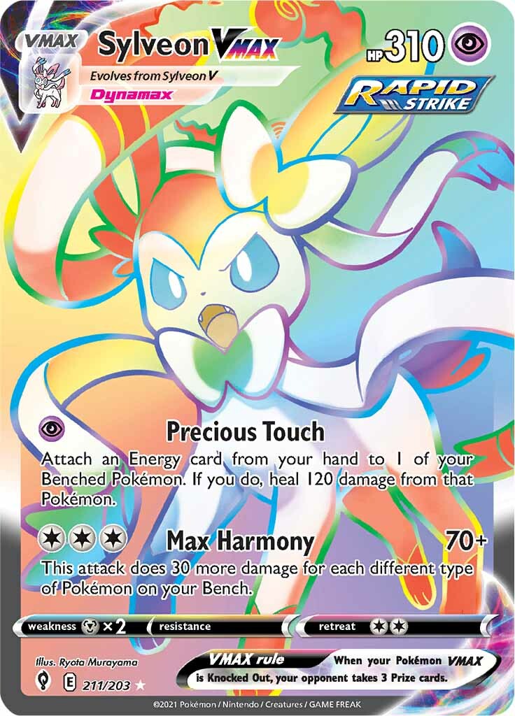 Sylveon VMAX (211/203) [Sword & Shield: Evolving Skies] | Odin's Place