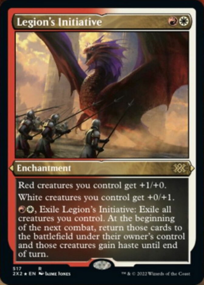 Legion's Initiative (Foil Etched) [Double Masters 2022] | Odin's Place